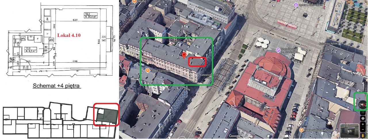 Mieszkanie 1-pokojowe Katowice Śródmieście, ul. Dyrekcyjna. Zdjęcie 13