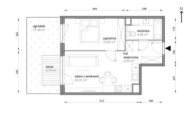 Mieszkanie 2-pokojowe Warszawa Praga-Południe, ul. Podskarbińska. Zdjęcie 7