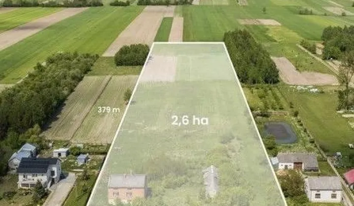 Działka inwestycyjna Strzałków