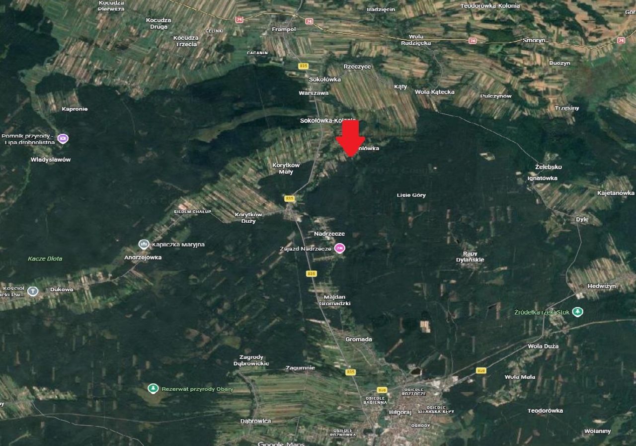 Działka rolno-budowlana Karolówka. Zdjęcie 2