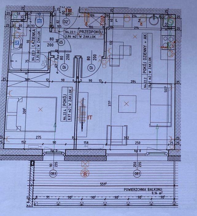 Mieszkanie 2-pokojowe Lublin Ponikwoda, ul. Migdałowa. Zdjęcie 12