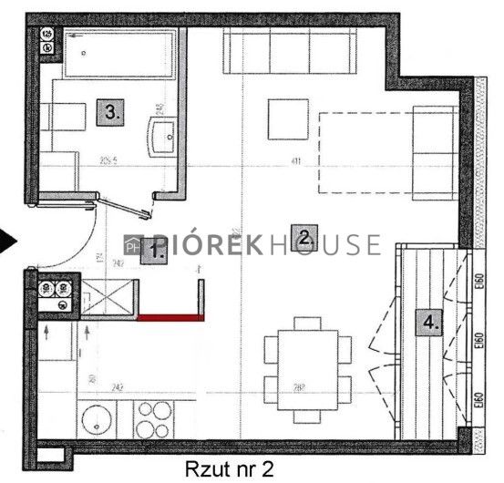 Mieszkanie 1-pokojowe Warszawa Mokotów, ul. Konstancińska. Zdjęcie 10