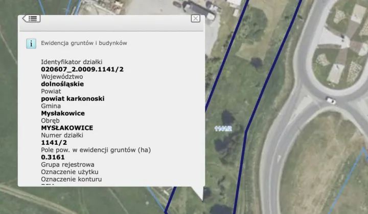 Działka rolna Mysłakowice, ul. Wojska Polskiego