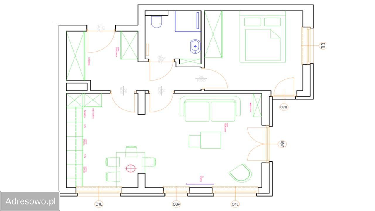 Mieszkanie 2-pokojowe Kraków Rakowice, al. Jana Pawła II. Zdjęcie 9