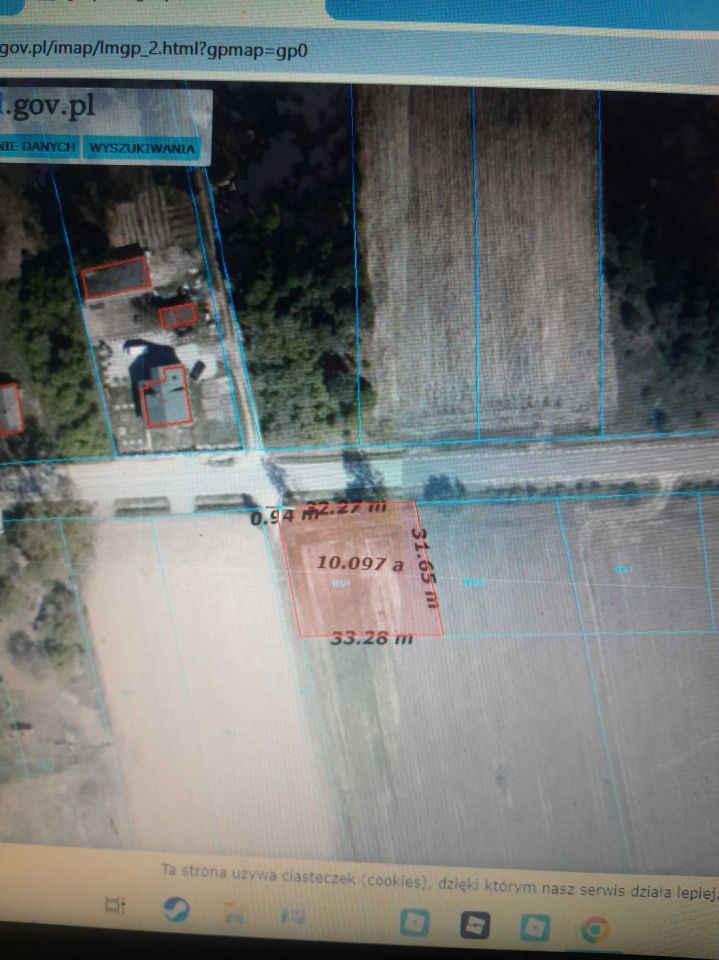 Działka budowlana Rudno. Zdjęcie 3