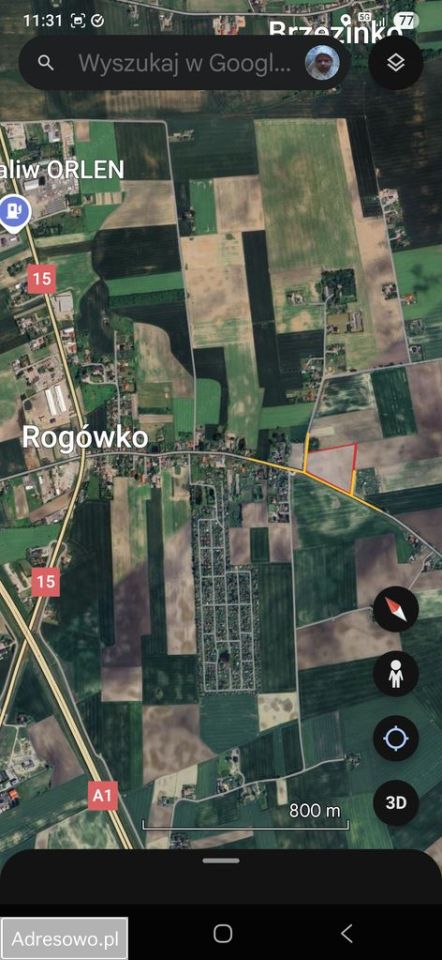 Działka rolno-budowlana Rogówko. Zdjęcie 4