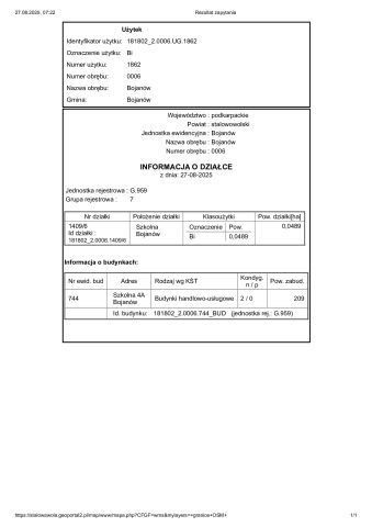 Nieruchomość komercyjna Bojanów, ul. Szkolna. Zdjęcie 19