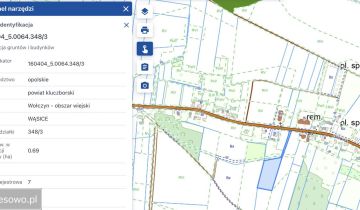 Działka budowlana Wąsice, ul. Główna