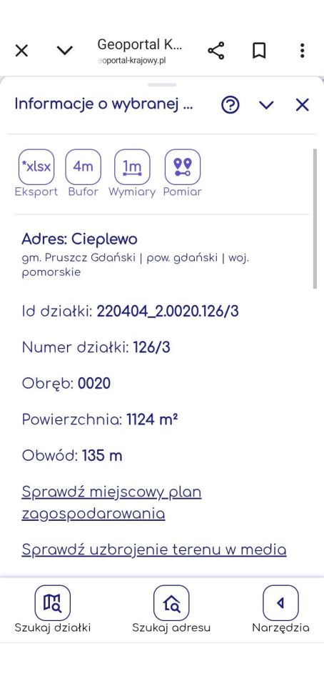 Działka budowlana Cieplewo, ul. Przemysłowa. Zdjęcie 2