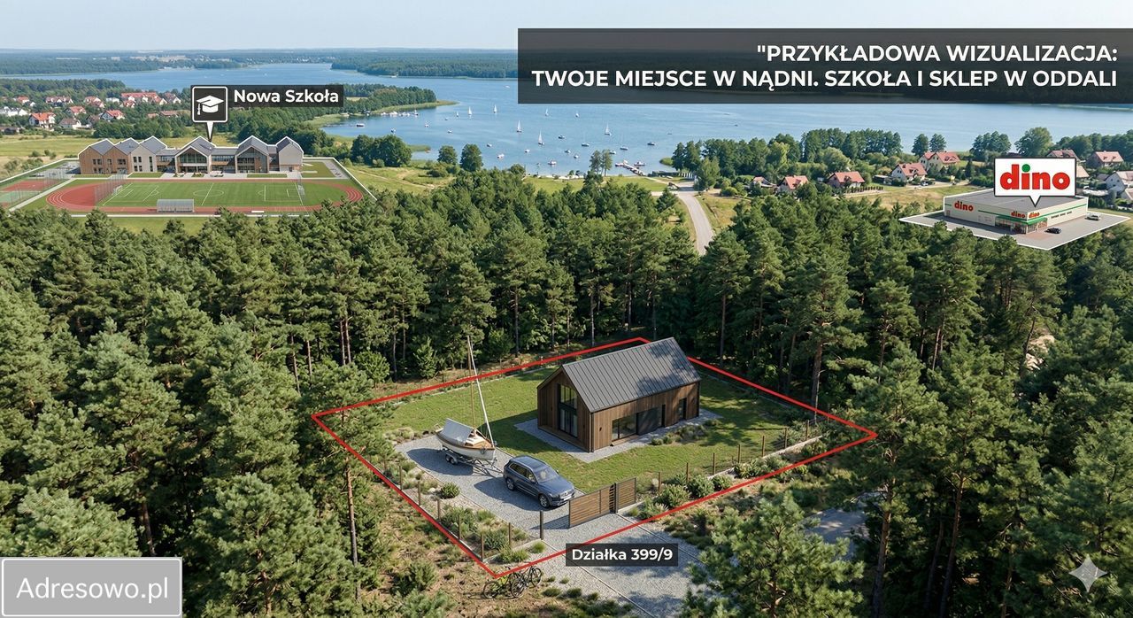 Działka budowlana Nądnia. Zdjęcie 7