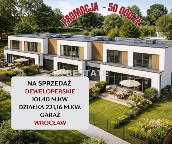 dom szeregowy, 4 pokoje Wrocław Psie Pole. Zdjęcie 1