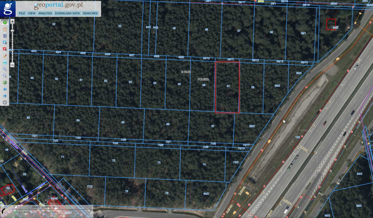 Działka leśna Warszawa Miedzeszyn, ul. Bonisławska. Zdjęcie 3