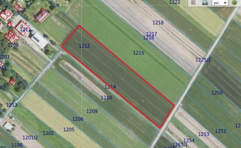 Działka rolna Skołoszów, ul. Przemyska