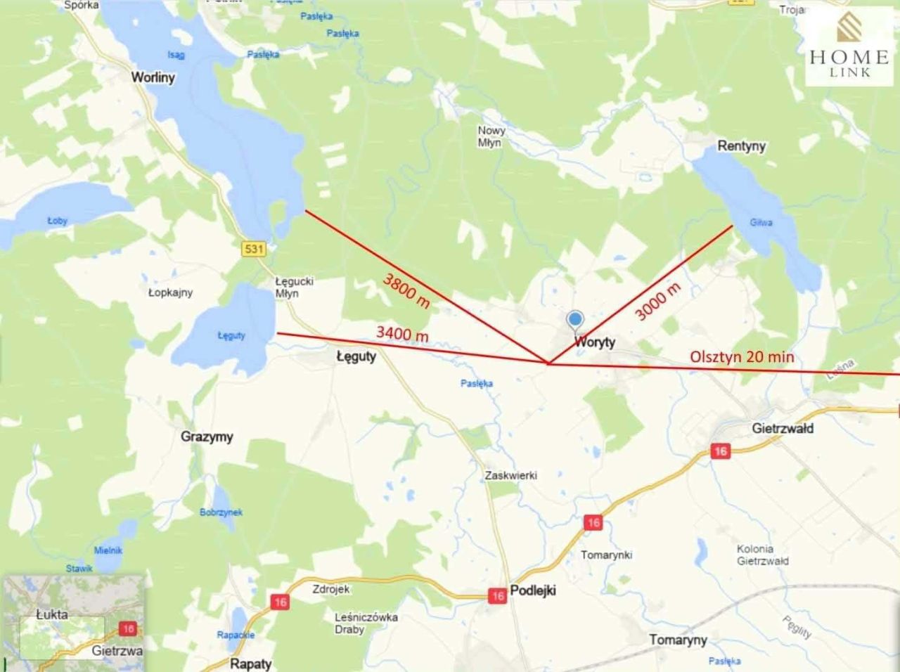 Działka budowlana Woryty. Zdjęcie 6