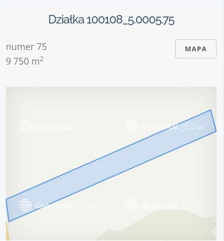 Działka rolna Dąbrowa. Zdjęcie 3