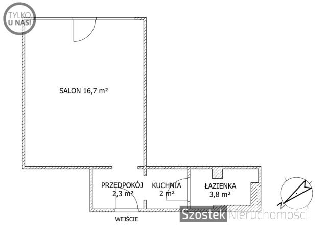 Mieszkanie 1-pokojowe Częstochowa Tysiąclecie, ul. Gwiezdna. Zdjęcie 17