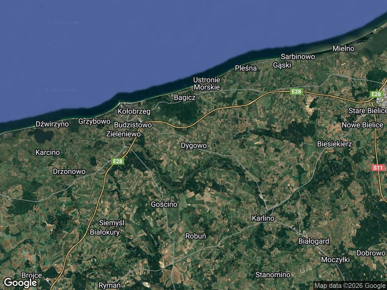 Działka budowlana Dygowo