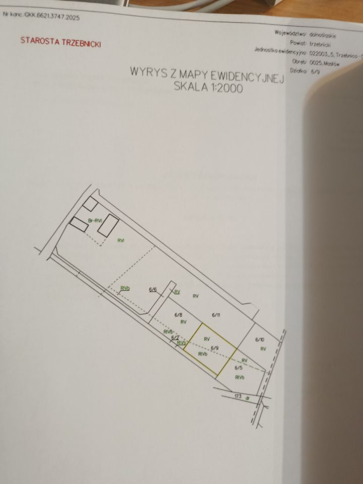 Działka budowlana Masłów. Zdjęcie 3