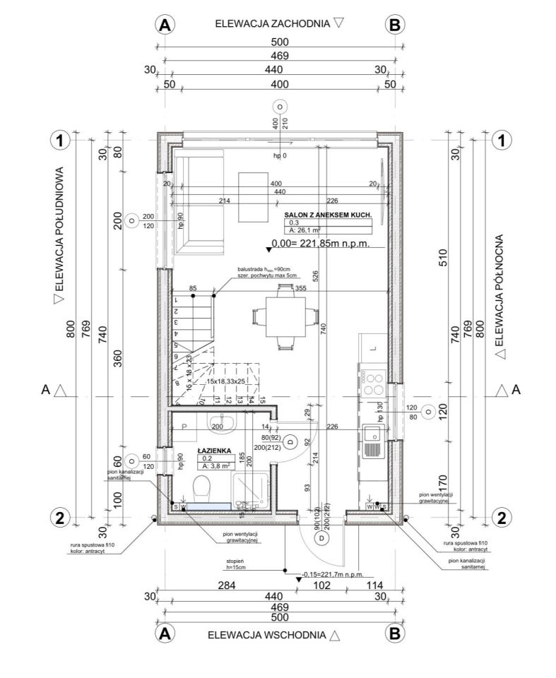 dom wolnostojący, 4 pokoje Dąbrowa. Zdjęcie 10
