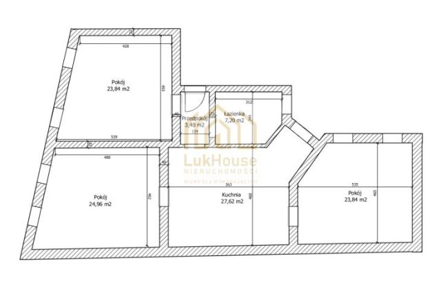 Mieszkanie 3-pokojowe Bytom Śródmieście, ul. marsz. Józefa Piłsudskiego. Zdjęcie 10