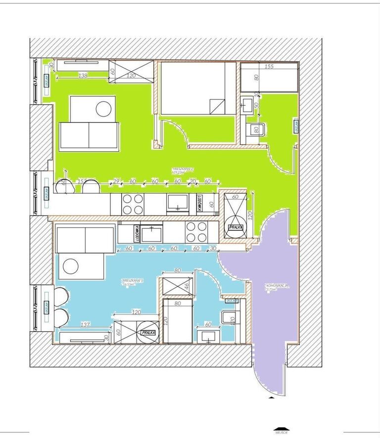Mieszkanie 3-pokojowe Łódź, ul. Stefana Jaracza. Zdjęcie 17