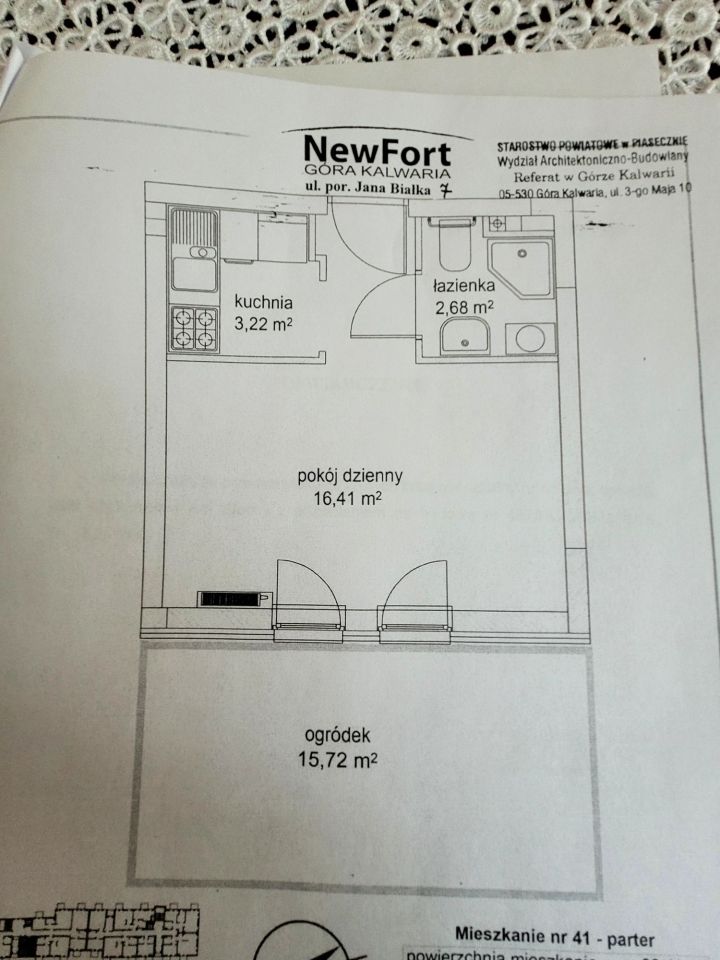 Mieszkanie 1-pokojowe Góra Kalwaria, ul. por. Jana Białka. Zdjęcie 8
