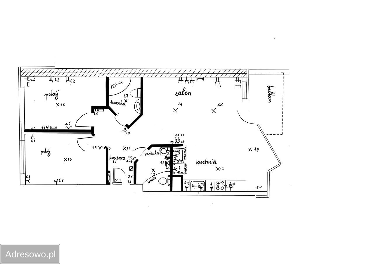Mieszkanie 3-pokojowe Warszawa Kabaty, ul. Melchiora Wańkowicza. Zdjęcie 9