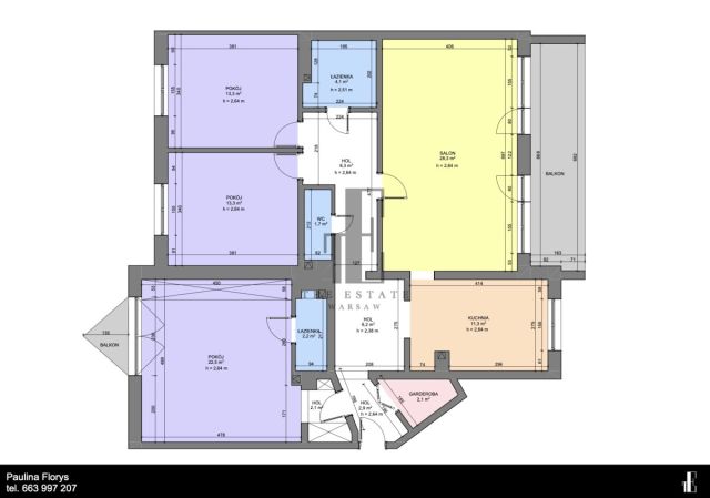 Mieszkanie 4-pokojowe Warszawa Śródmieście. Zdjęcie 12