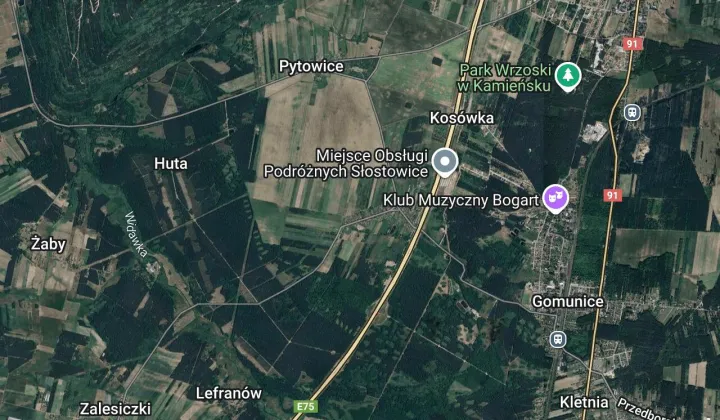 Działka inwestycyjna Słostowice