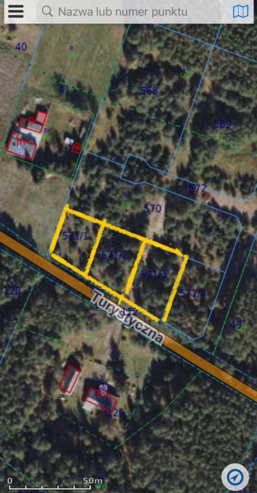 Działka budowlana Czarne Błoto, ul. Turystyczna. Zdjęcie 2