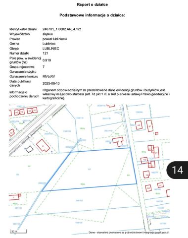 Działka rolno-budowlana Lubliniec Steblów, ul. Częstochowska. Zdjęcie 5
