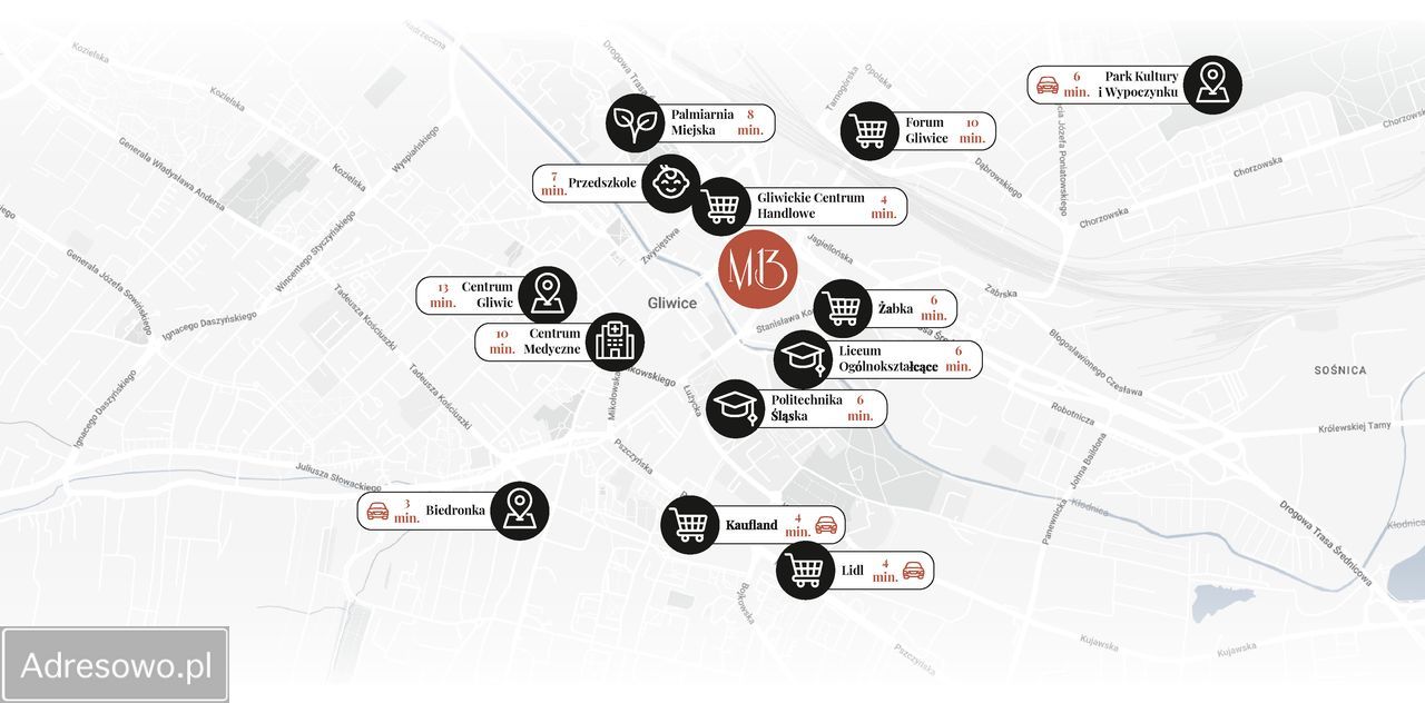 Mieszkanie 1-pokojowe Gliwice Śródmieście, ul. Stanisława Moniuszki. Zdjęcie 7