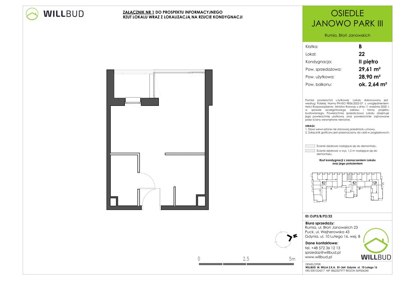Mieszkanie 1-pokojowe Rumia Janowo, ul. Błoń Janowskich. Zdjęcie 10