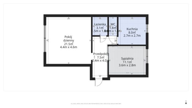 Mieszkanie 2-pokojowe Łódź Radogoszcz, ul. Syrenki. Zdjęcie 18