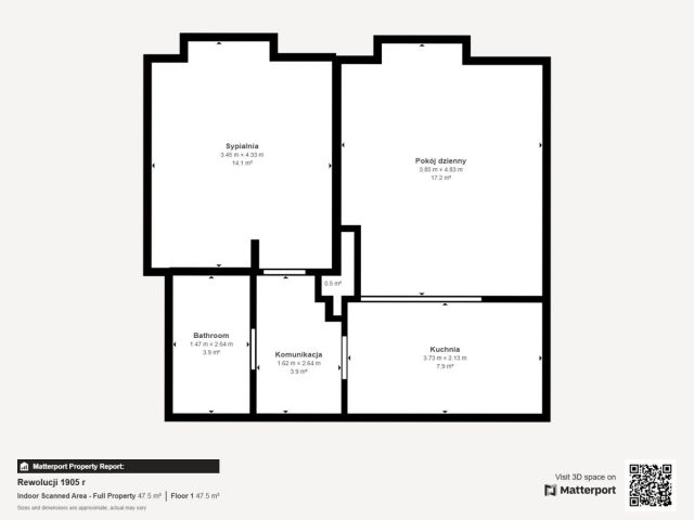 Mieszkanie 3-pokojowe Łódź Śródmieście, ul. Rewolucji 1905 r.. Zdjęcie 11