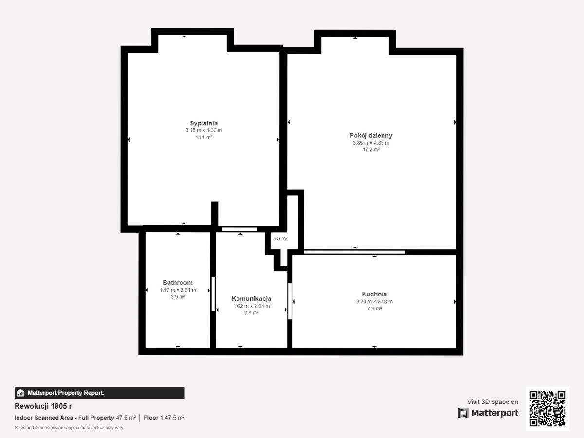 Mieszkanie 3-pokojowe Łódź Śródmieście, ul. Rewolucji 1905 r.. Zdjęcie 11