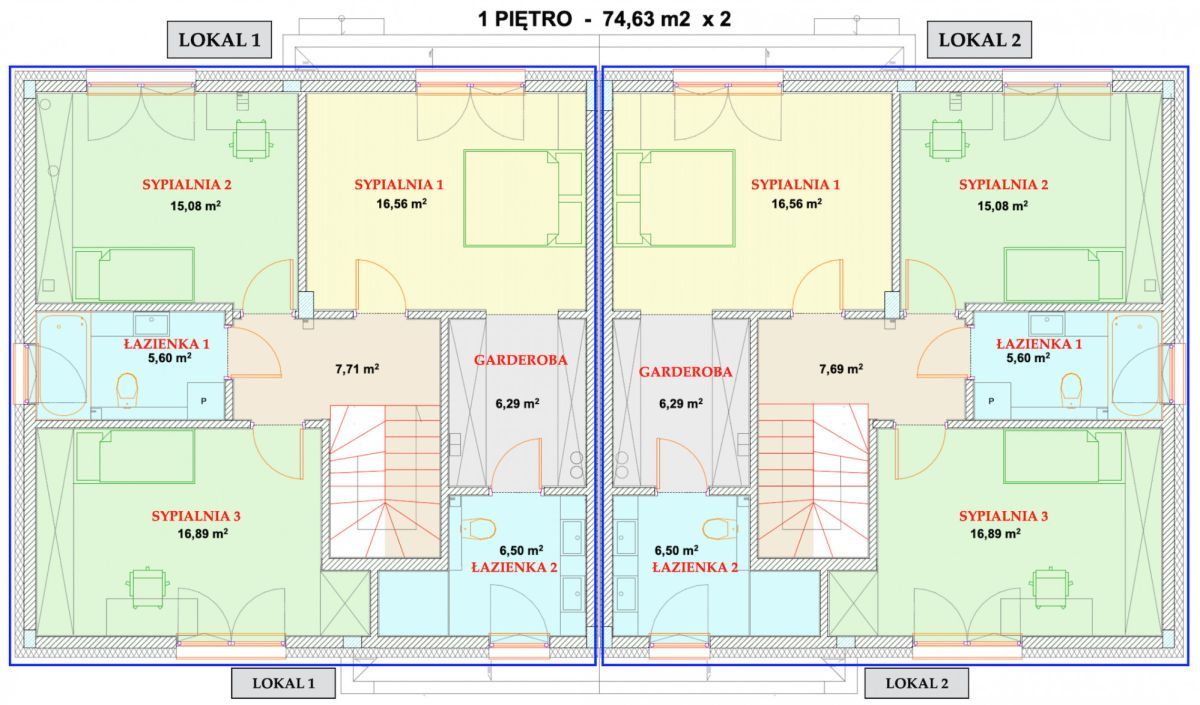 bliźniak, 6 pokoi Warszawa Wilanów, ul. Rosochata. Zdjęcie 9