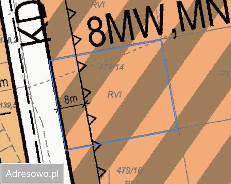 Działka budowlana Zielona Góra Centrum. Zdjęcie 4
