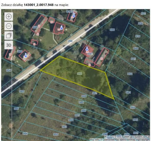 Działka rolna Skłoby. Zdjęcie 1