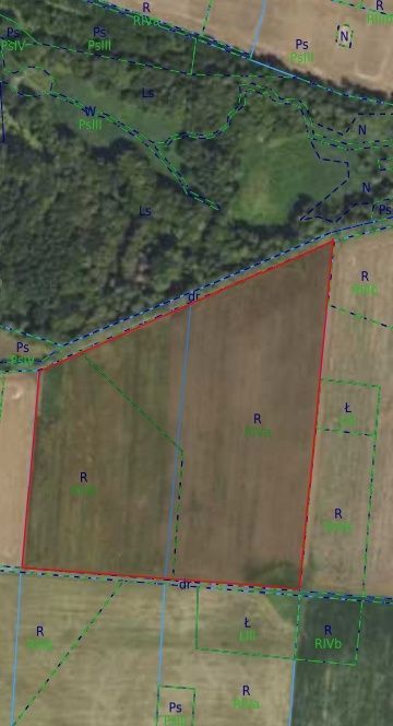 Działka rolna Rudziszki