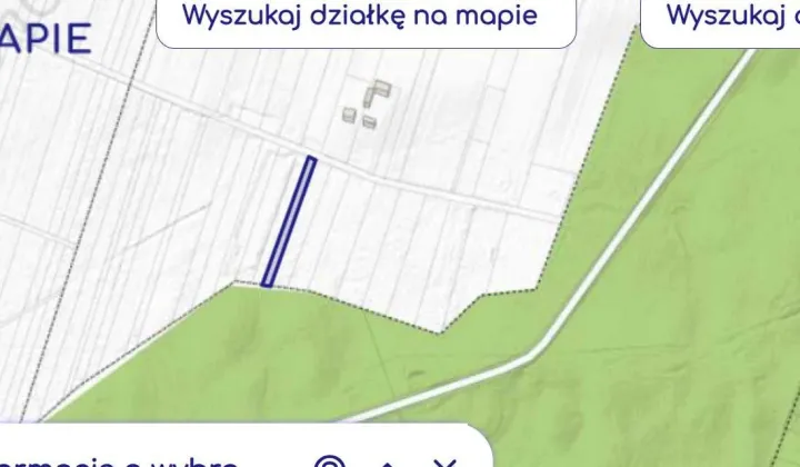 Działka rolna Rybie