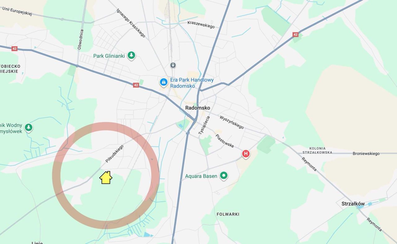 Działka budowlana Radomsko, ul. Szarych Szeregów. Zdjęcie 4