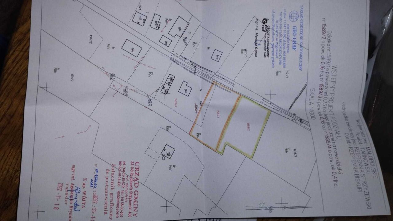 Działka budowlana Rzepiennik Biskupi. Zdjęcie 3