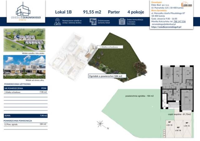 dom wolnostojący, 4 pokoje Ostrołęka, ul. Stefana Żeromskiego. Zdjęcie 4