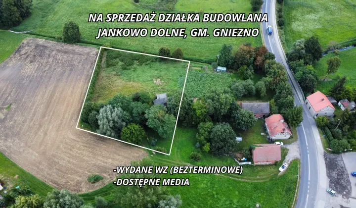 Działka budowlana Jankowo Dolne