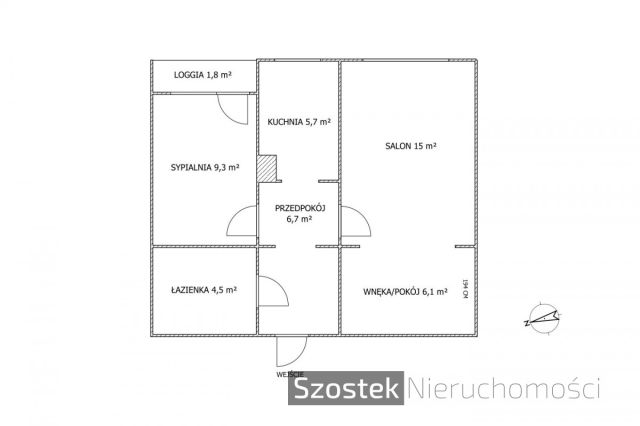 Mieszkanie 3-pokojowe Częstochowa Trzech Wieszczów, ul. Zana. Zdjęcie 19