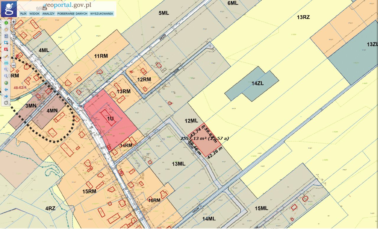 Działka budowlana Idzikowice. Zdjęcie 7