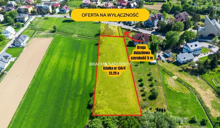 Działka inwestycyjna Kraków Rybitwy, ul. Rączna