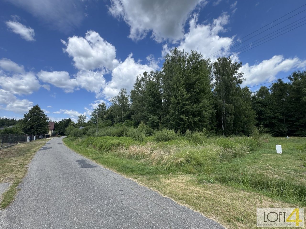 Działka budowlana Łęki