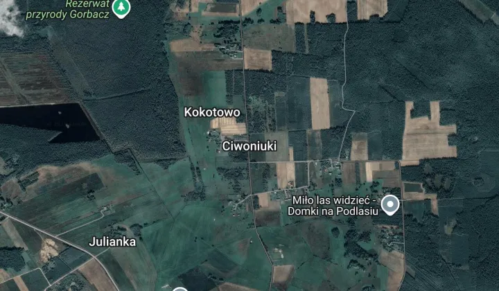 Działka leśna Ciwoniuki